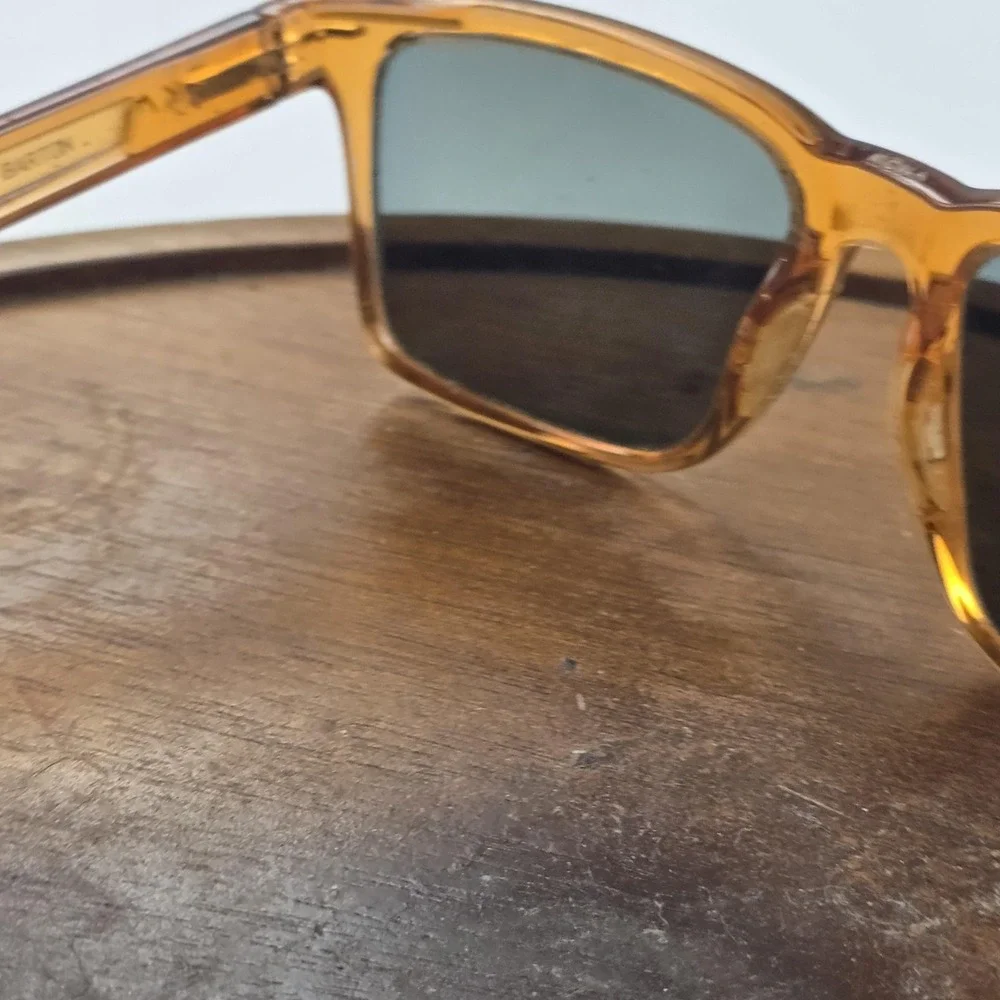 Roka Barton Sunglasses Mens 56-18-134 Brown Gray Tinted Square E7547-0956